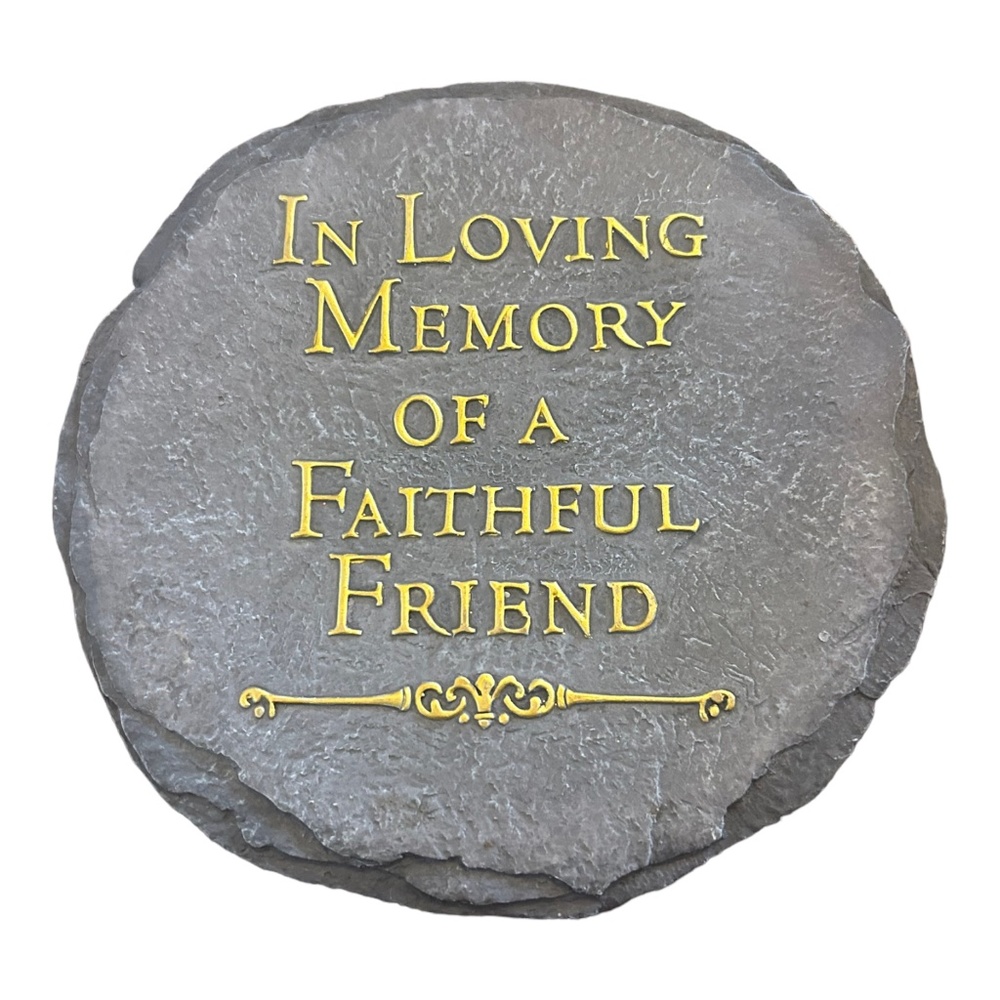 Garden Stone or Wall Plaque